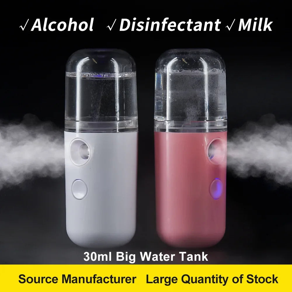 30ml Mini Portable Rechargeable Cool Mist Humidifier