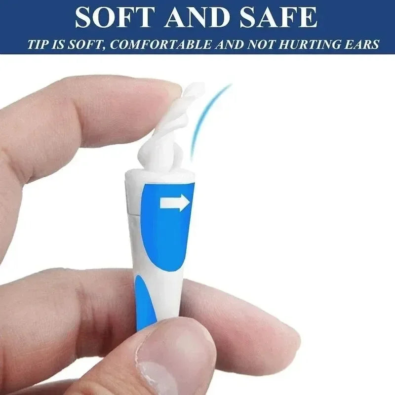 Soft Silicone Ear Wax Remover Tool with 16 Replacement Tips