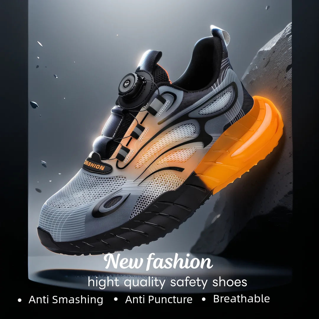 Cartmela Steel Toe Safety Shoes for Men – Breathable