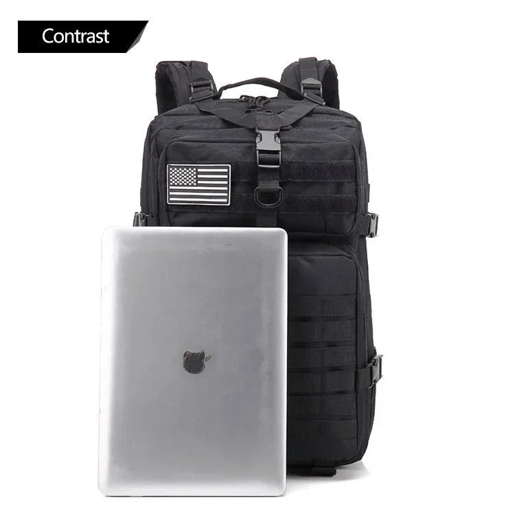 50L Tactical Backpack for Men – Outdoor Travel, Hiking & Hunting Bag