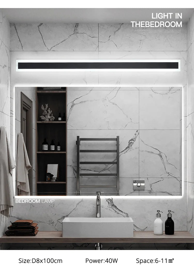 Outdoor Waterproof LED Wall Lights with Remote – Modern Dimmable