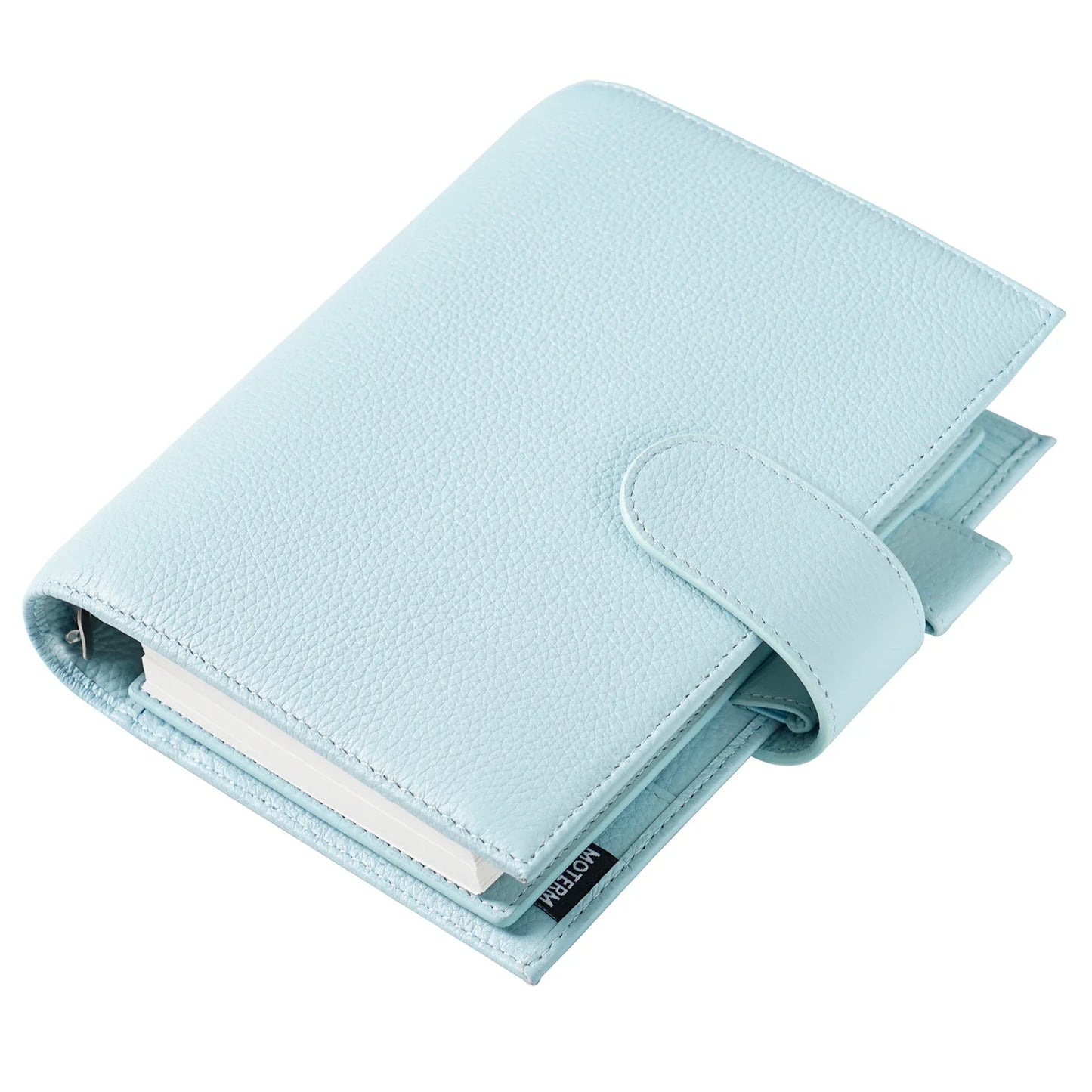 Personal Size Planner – 30mm Rings, Genuine Pebbled Grain Leather