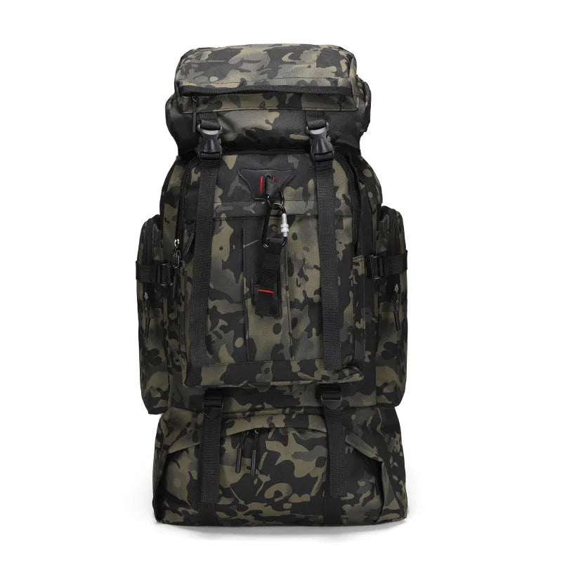 80L Large Capacity Waterproof Camouflage Outdoor Backpack