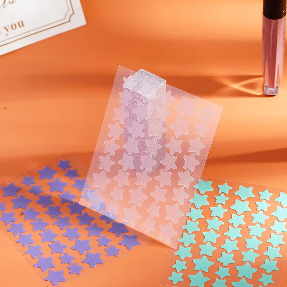40pcs Star-Shaped Pimple Patches – Cute, Colorful & Invisible Care