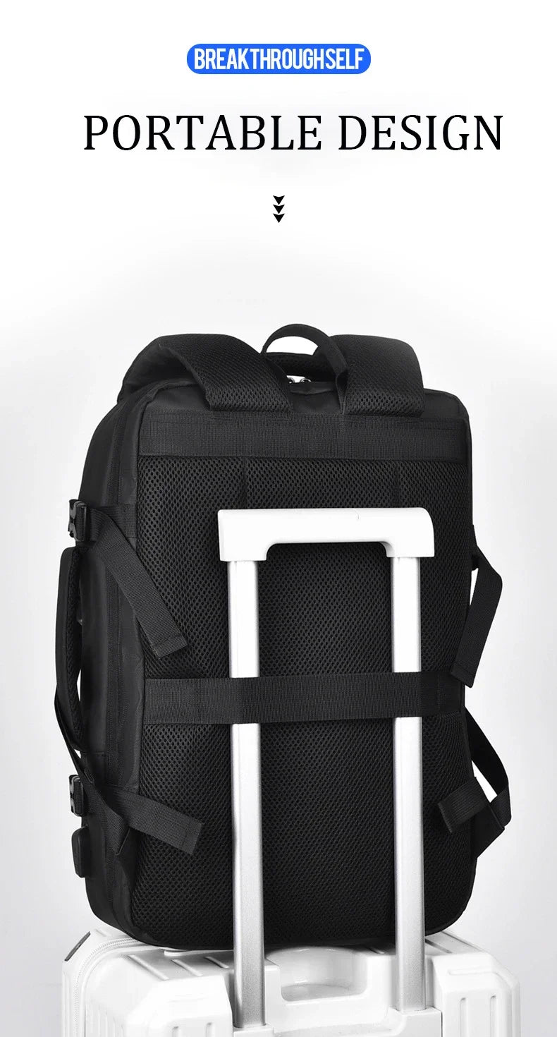 Cartmela 18-inch Men’s Business Laptop Backpack