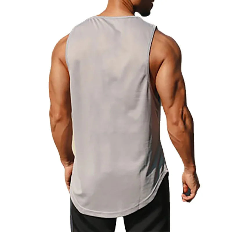 Men's Gym Tank Top – Quick-Dry Sleeveless Workout Shirt