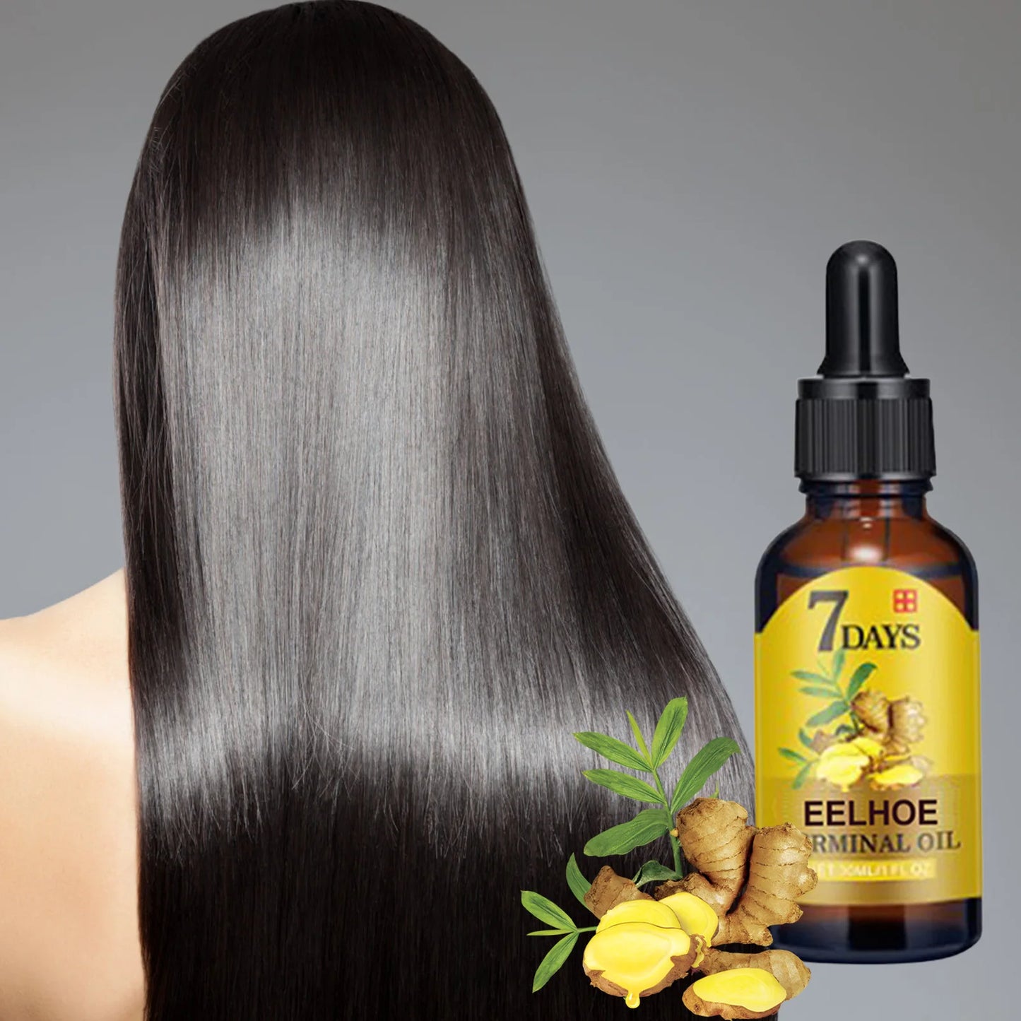 Hair Growth Serum with Ginger Extract – Fast Regrowth & Care Oil