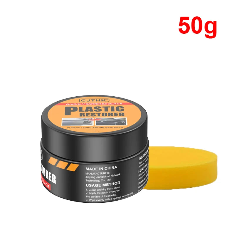 Car Plastic Restorer – Back to Black Gloss for Auto Interior