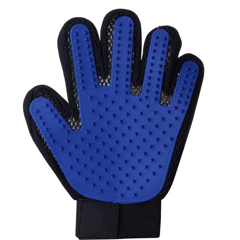 Pet Grooming Glove – Deshedding Brush & Bath Massage Tool for Cats & Dogs