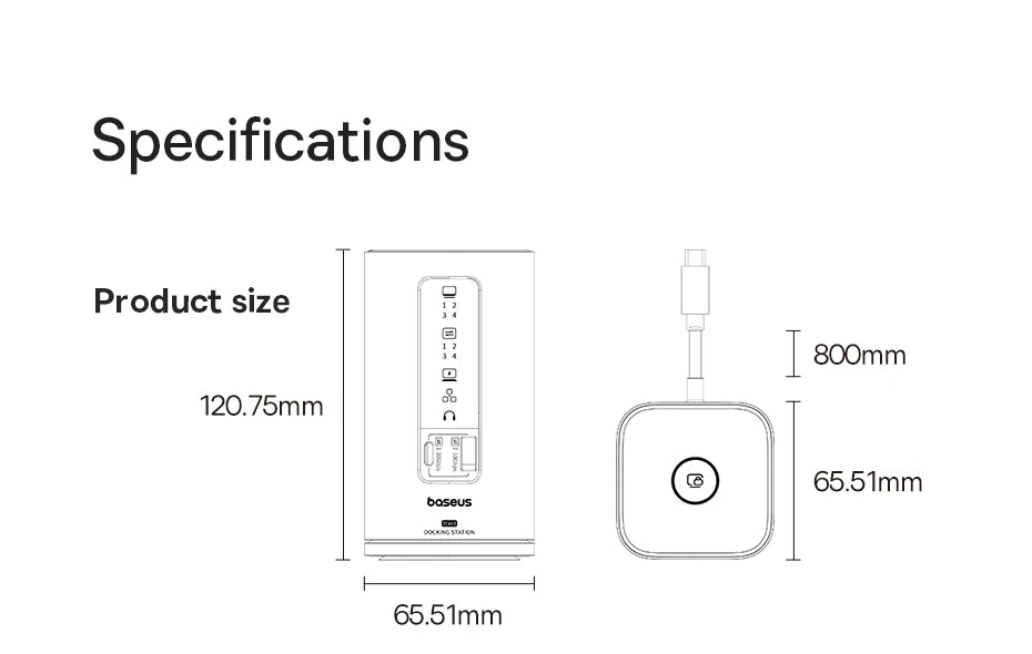USB-C 11-in-1 Hub – 4K HDMI, DP Triple Display, 100W PD Dock