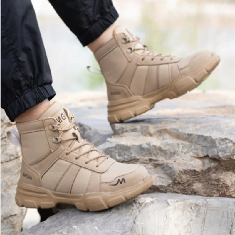 Indestructible Safety Work Boots – Steel Toe, Puncture-Proof