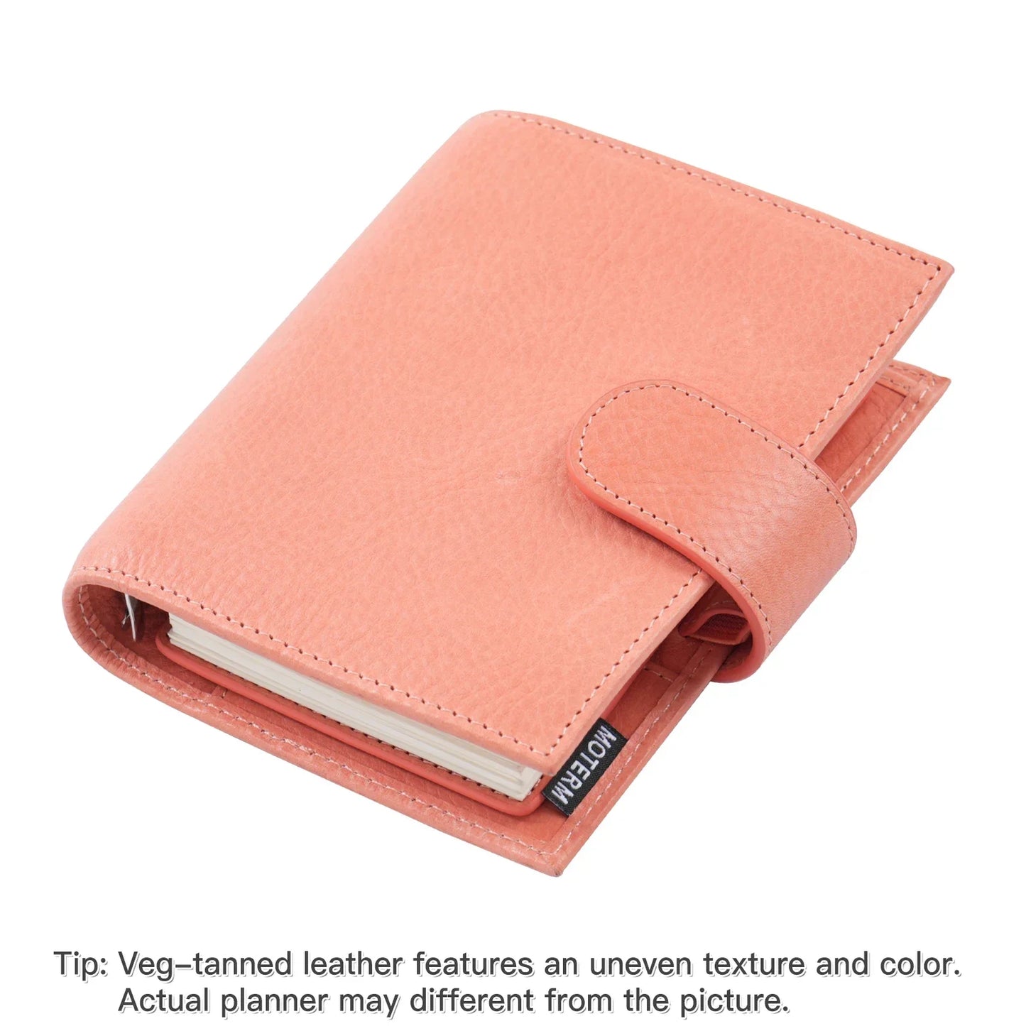 Pocket Size Rings Planner – Full Grain Vegetable Tanned Leather