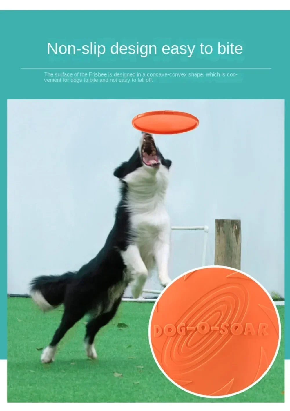 Multicolor Dog Frisbee Toy – Silicone Flying Disc for Fun & Training