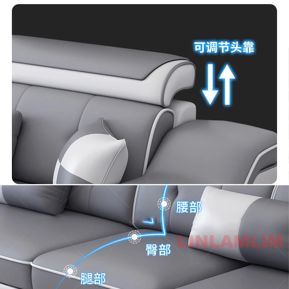 Cartmela Modern Sectional Sofa with Chaise Lounge