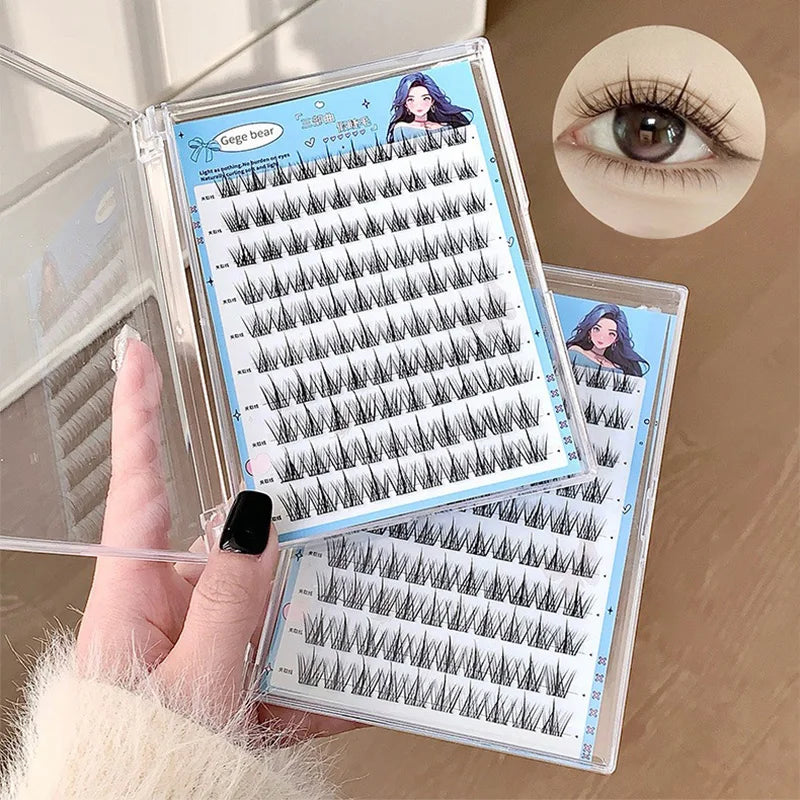 Cartmela No-Glue False Eyelashes - Easy, Natural Look with Sunflower Design