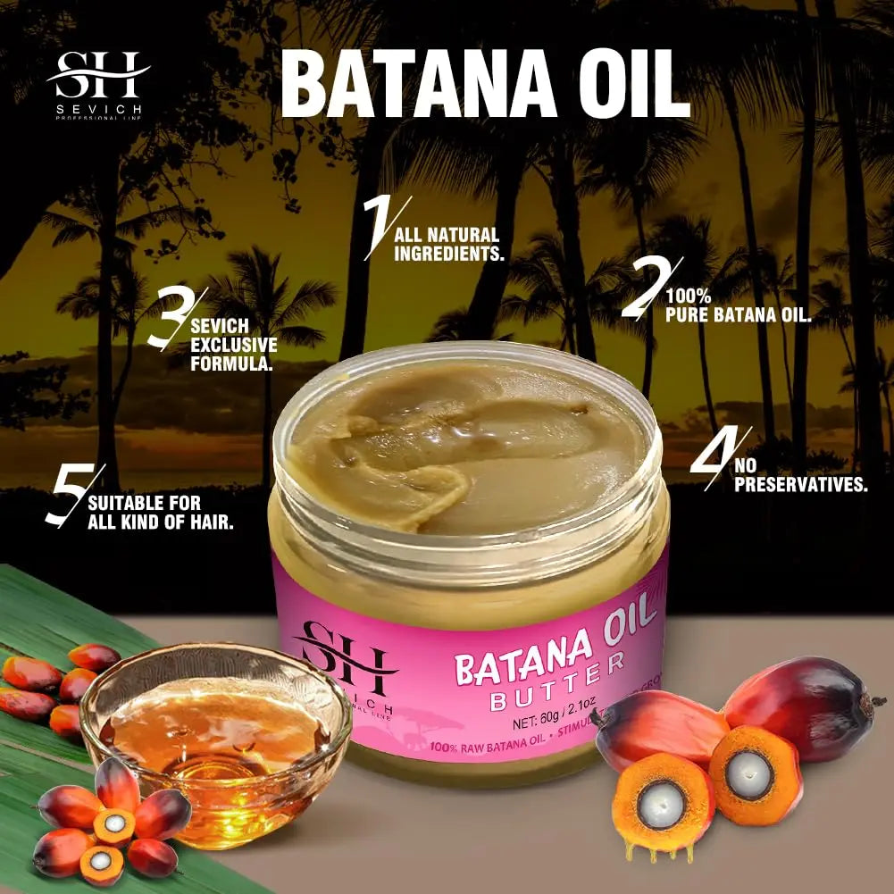 100% Pure Batana Oil for Hair Growth