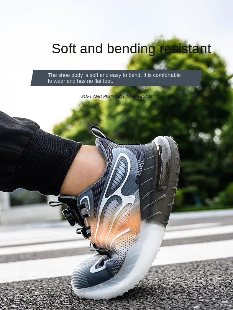 Cartmela Steel Toe Safety Shoes for Men – Breathable