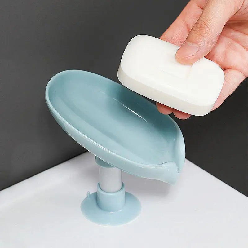 Leaf Shape Soap Holder with Suction Cup