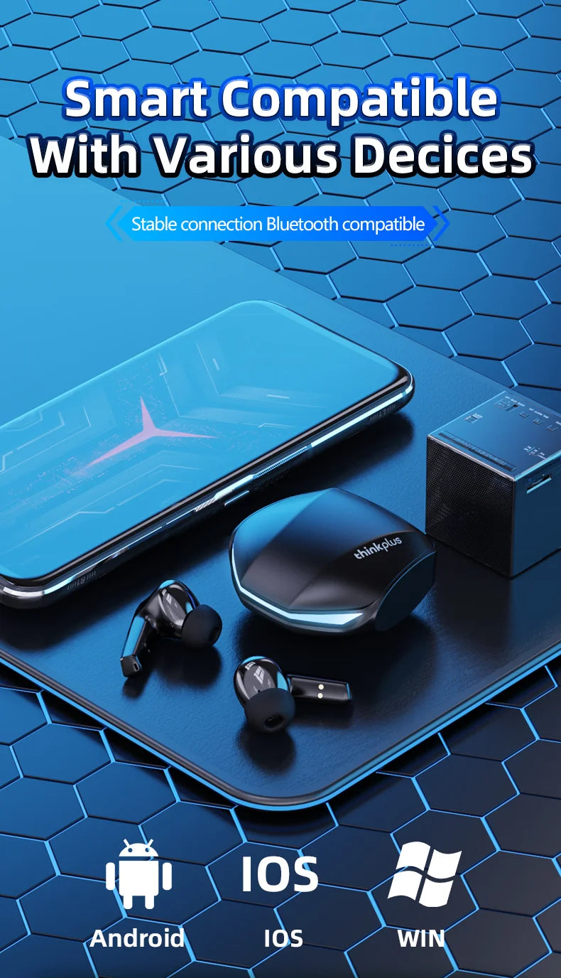 Lenovo GM2 Pro Wireless Earbuds Bluetooth 5.3 Gaming Headset