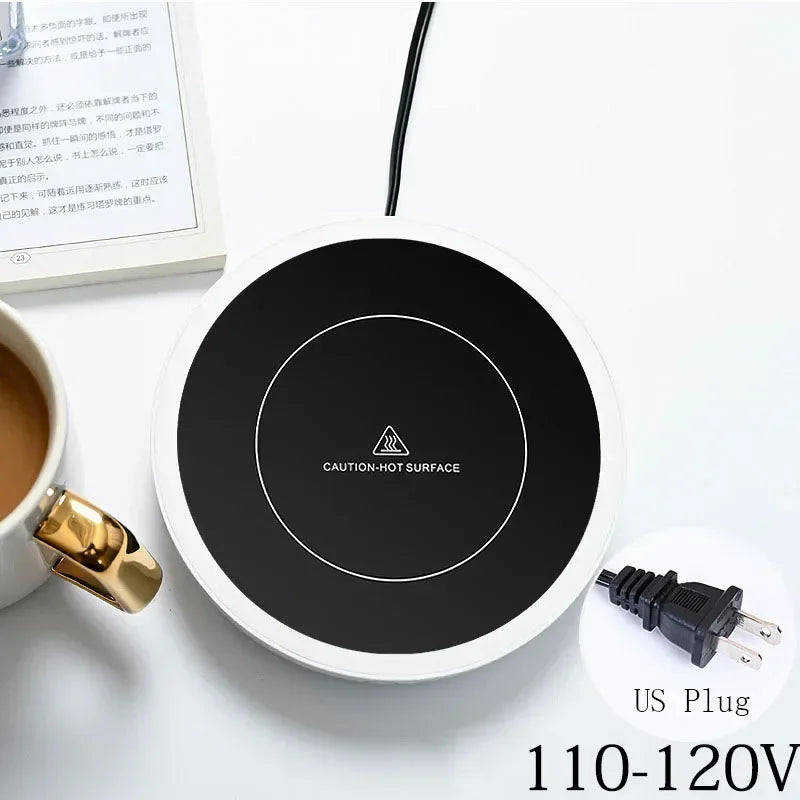 Electric Coffee Mug Warmer – 80°C Heating Plate for Desk Use