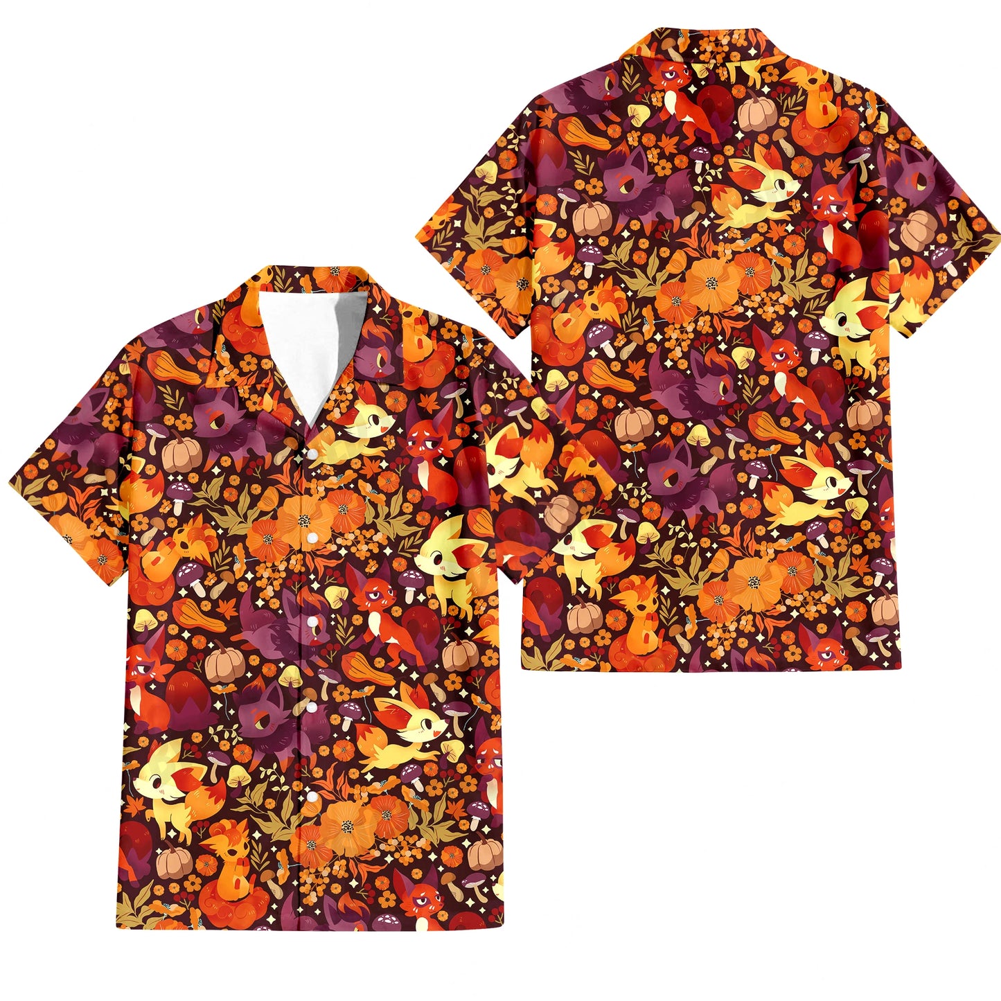 Men’s 3D Hawaiian Shirt with Coconut Tree Print