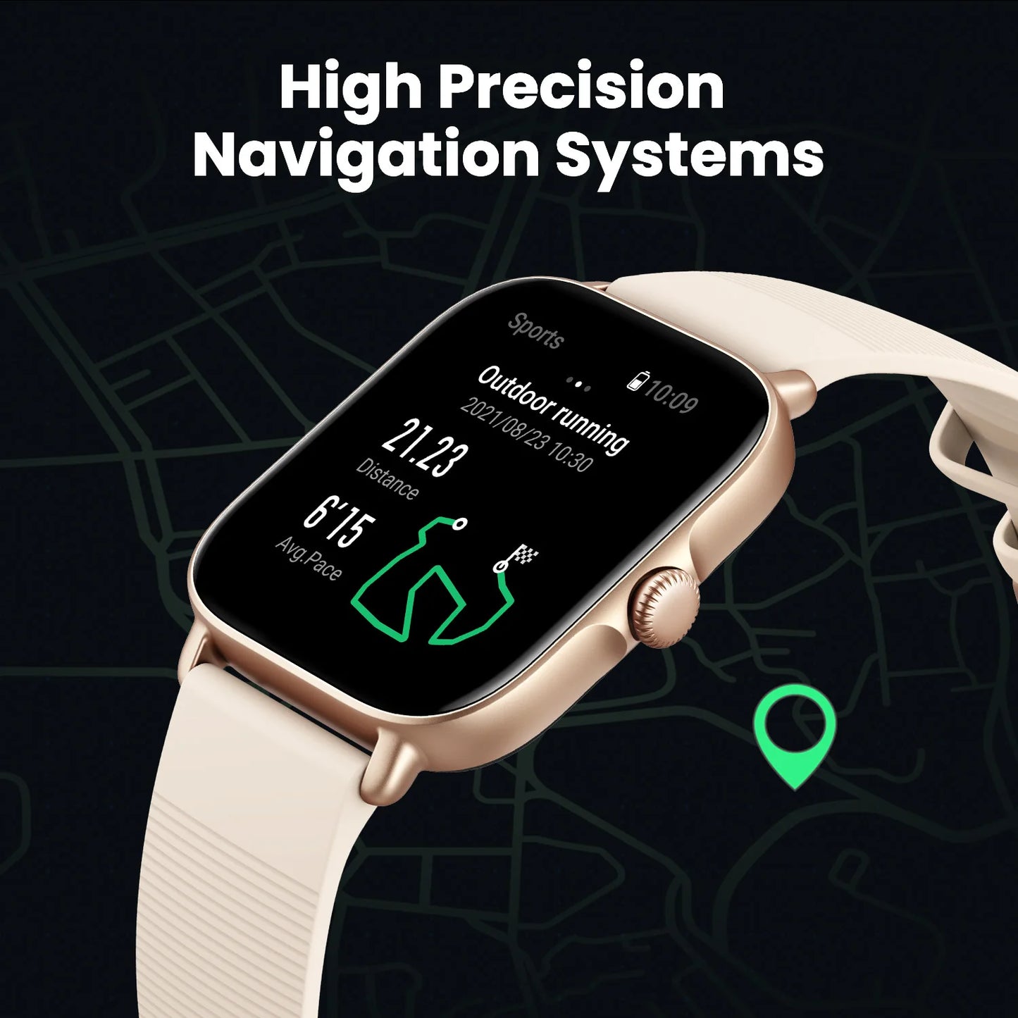 GTS 4 Mini Smartwatch – Alexa, Heart Rate, 150 Sport Modes
