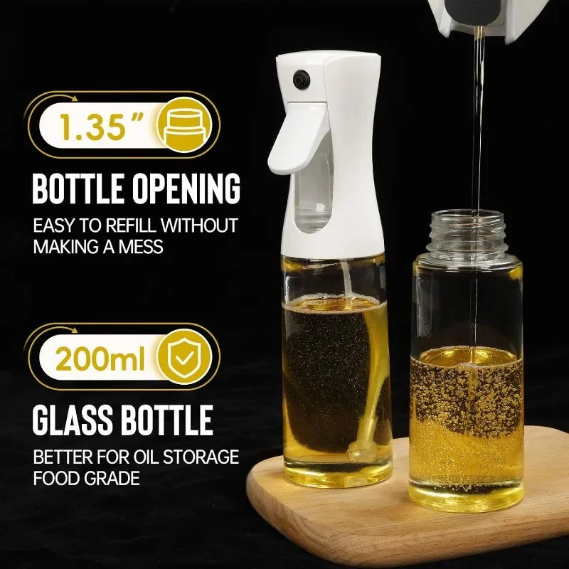 Olive Oil Dispenser Bottle Spray Mist – Reusable Food Grade Cooking Sprayer