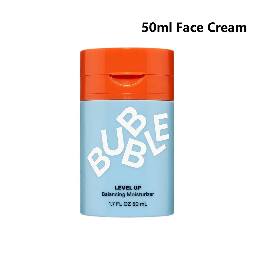 Bubble Moisturizing Face Cream & Toner - Vitamin E + Aloe Vera Gel
