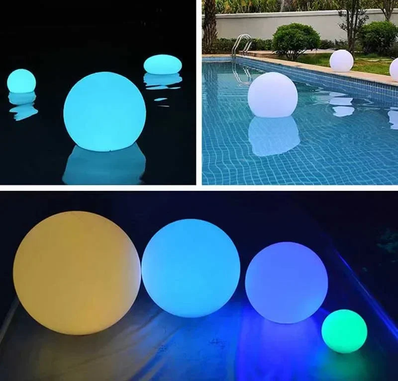 LED Solar Ball Light – Outdoor Garden, USB Charging, Remote Control
