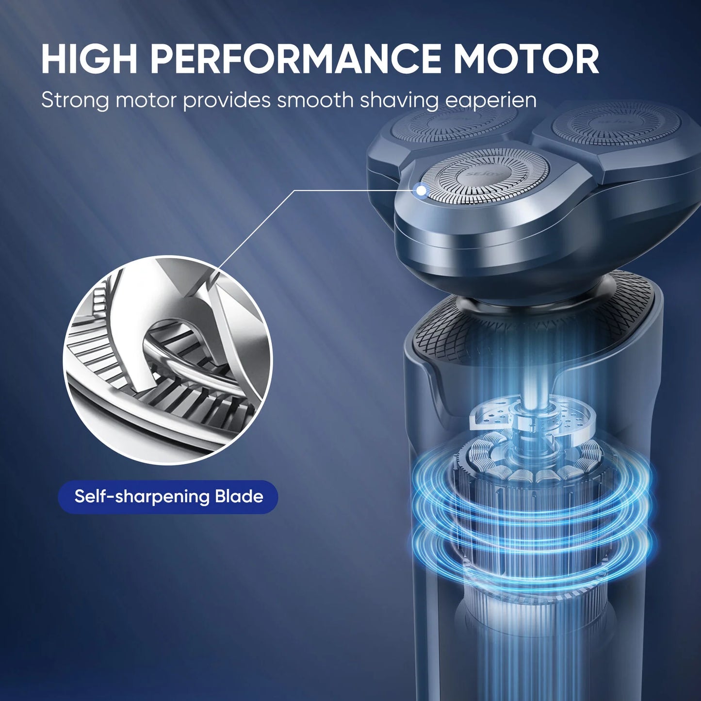 3-in-1 Electric Shaver – Beard, Nose & Razor Trimmer Waterproof