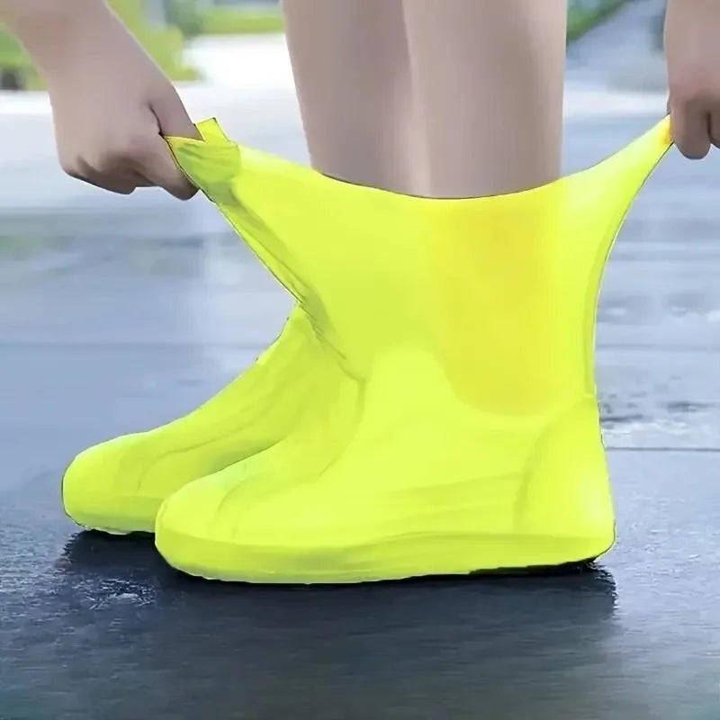 Reusable Waterproof Shoe Covers – Non-Slip Silicone Rain Overshoes