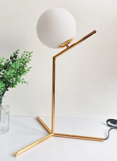 Modern Glass Ball Table Lamp