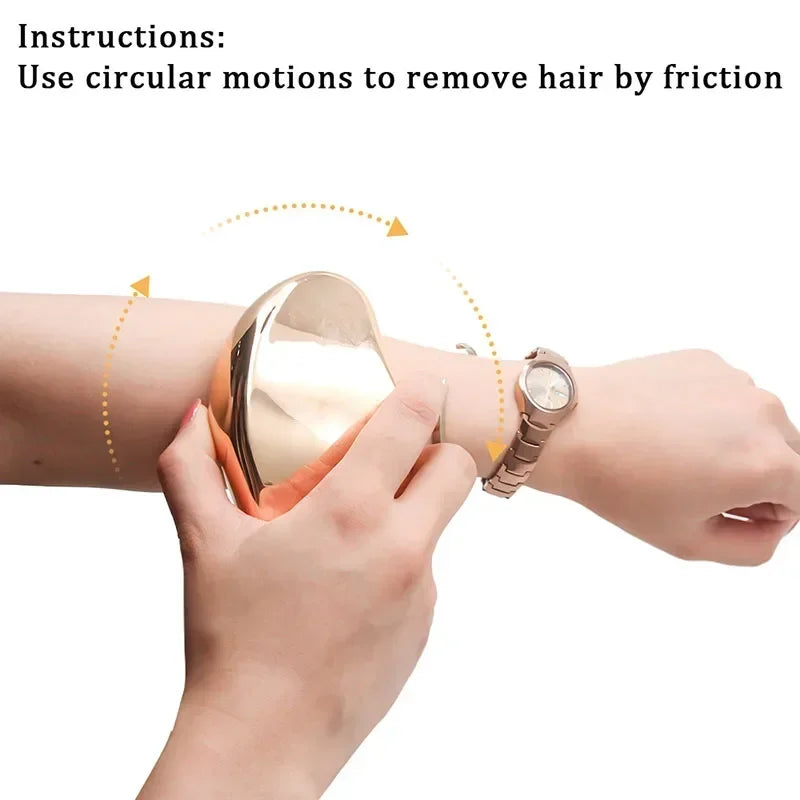 Crystal Hair Removal Eraser – Painless, Reusable & Easy to Clean