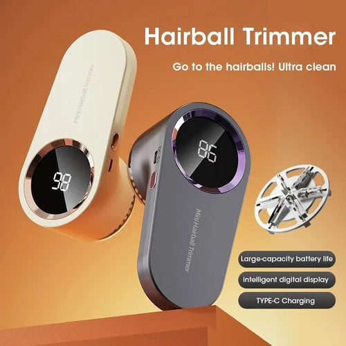 Electric Lint Remover with LED Display – USB Rechargeable Fabric Shaver