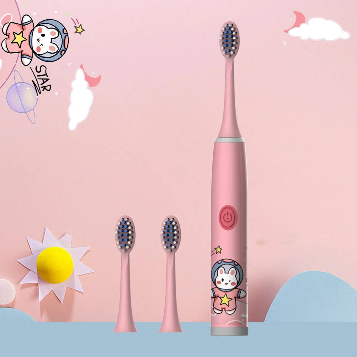 Kids Electric Toothbrush Cartoon Design