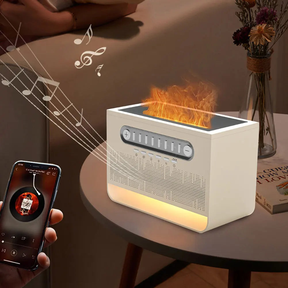 Portable White Noise Bluetooth Speaker with Night Light & Humidifier