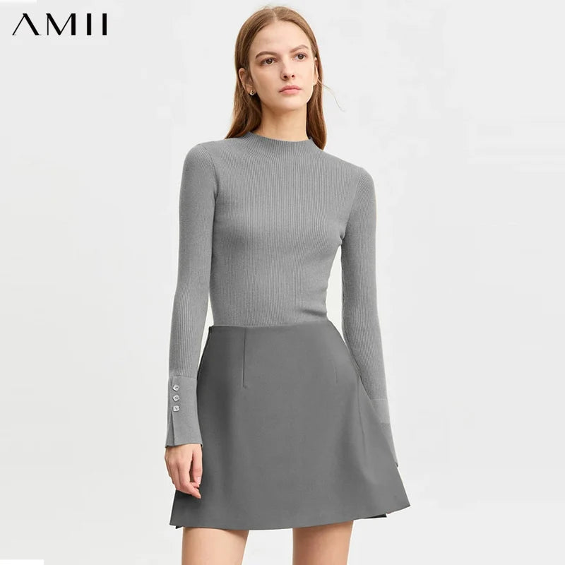 Women’s High Waist A-Line Shorts Skirt – Casual Autumn Fashion