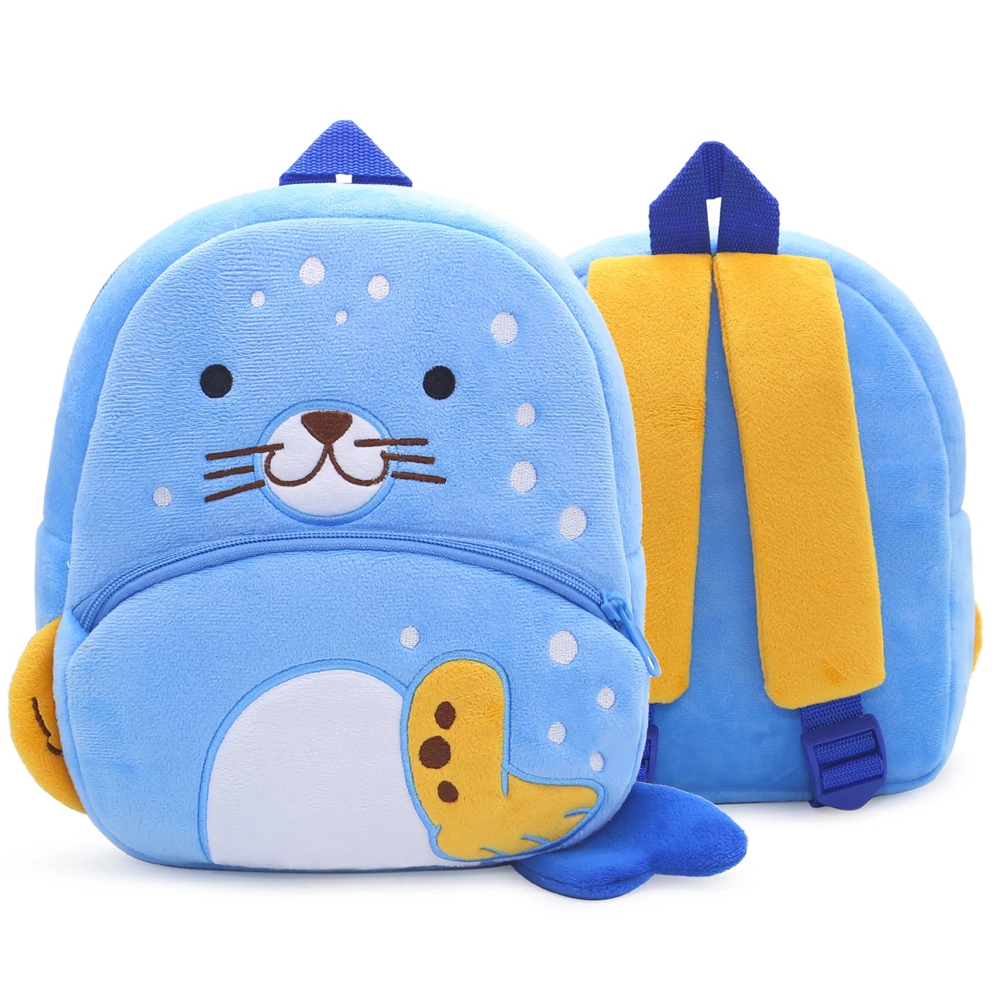 Cartmela Cute Animals Cartoon Plush Backpack - Kids Schoolbag