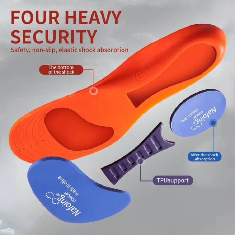 Sport Orthopedic Insoles – Shock-Absorbing EVA Inserts for Men & Women