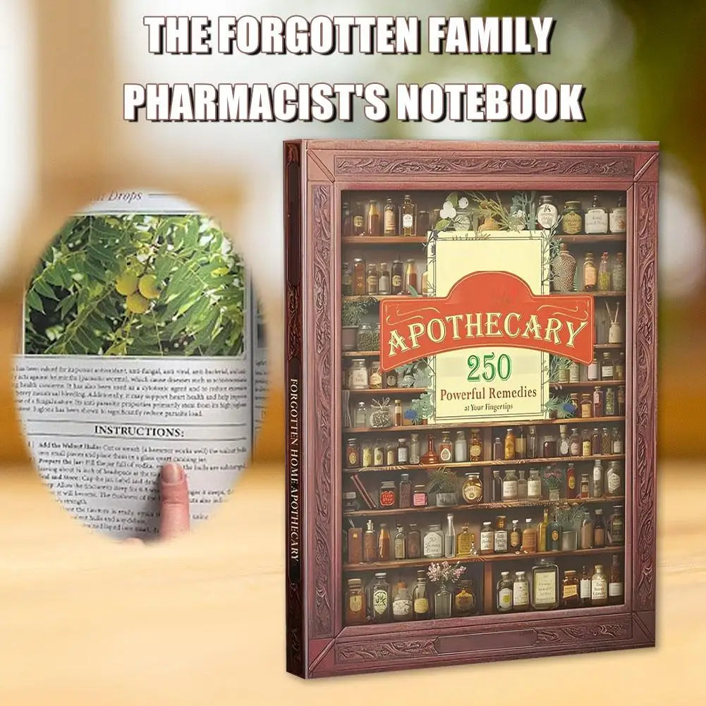 Forgotten Home Apothecary Book – 250 Natural Remedies Guide