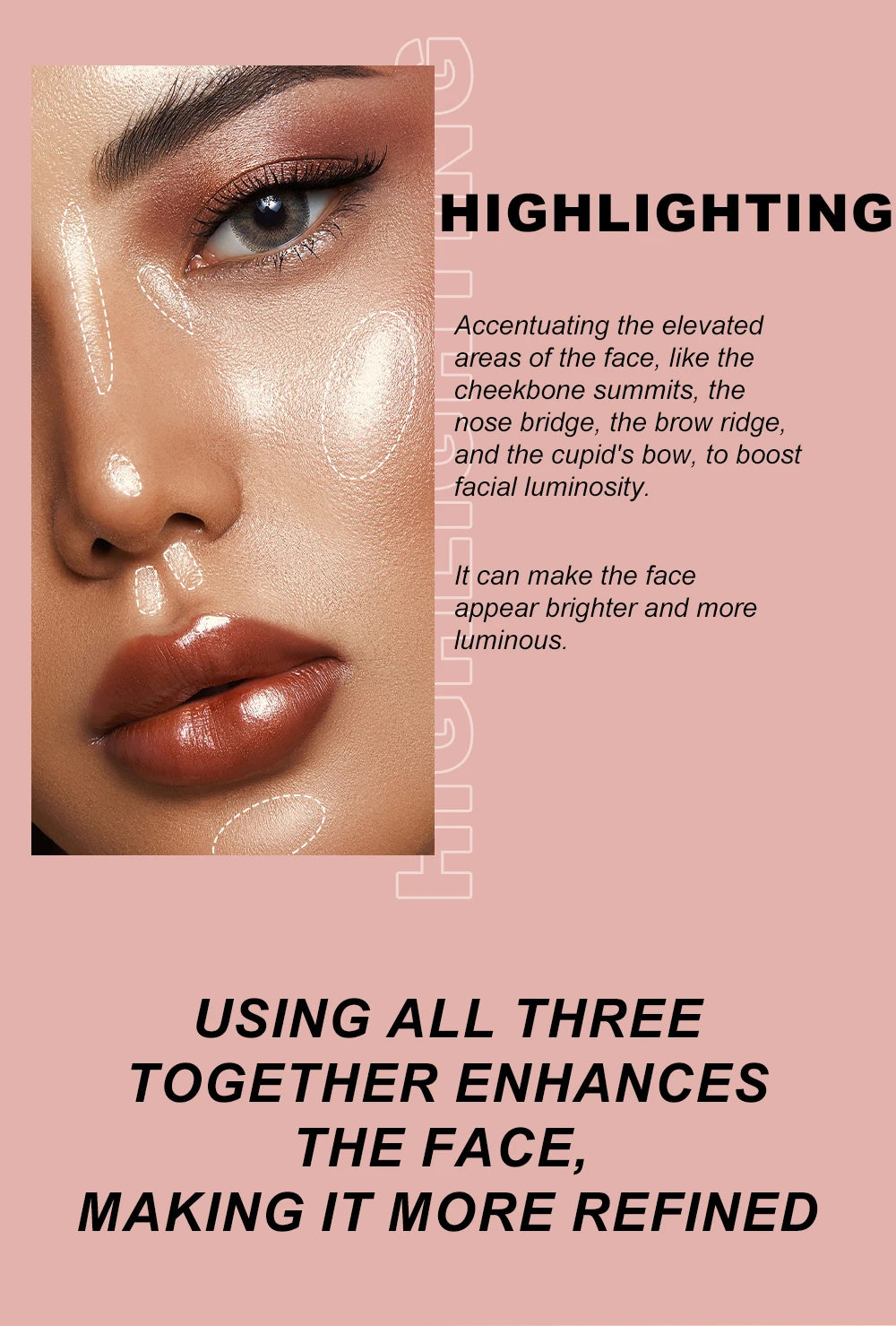 Air Cushion Blusher & High Gloss Stick – 6-Color Liquid Makeup Rouge