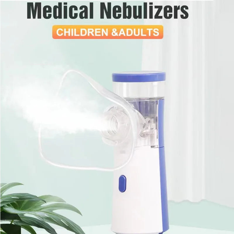 Portable Nebulizer for Asthma–Handheld Mesh Atomizer for Kids & Adults
