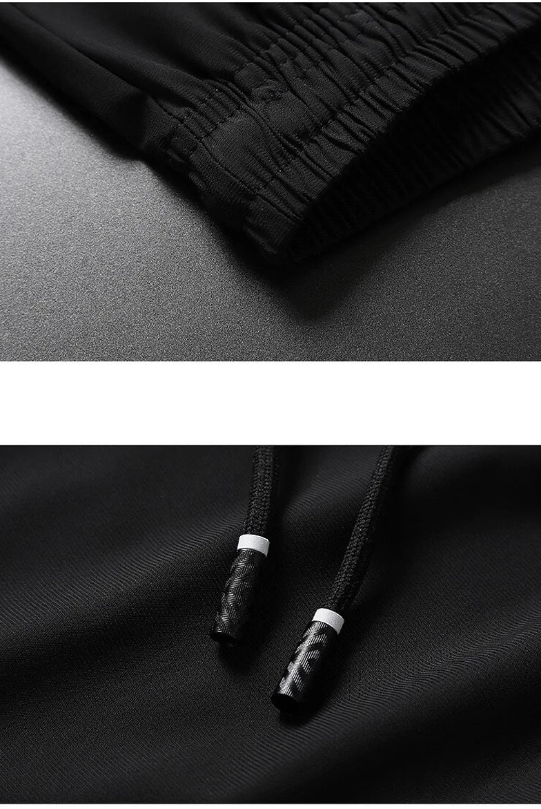 Cartmela Korean‑Style Ice Silk Jogger Pants
