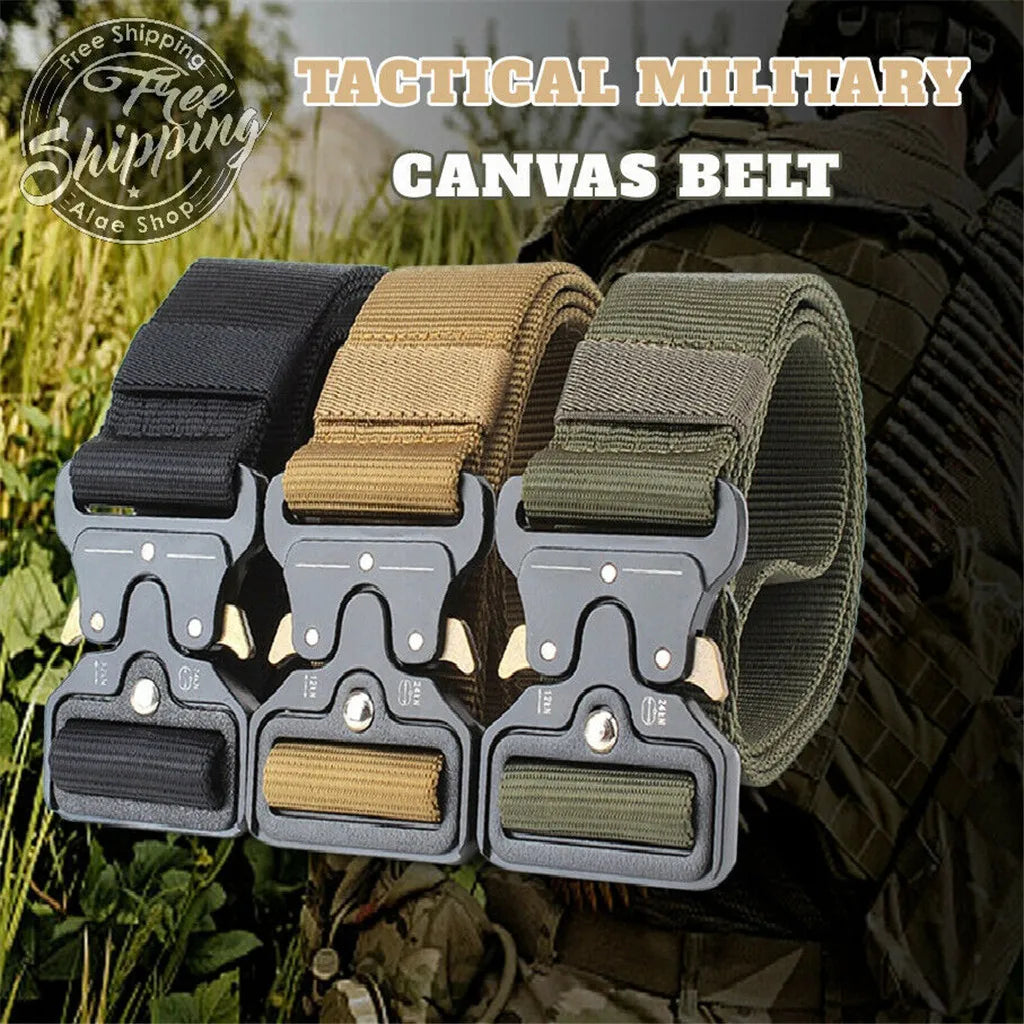 Luxury Designer Canvas Belt – Fashion Buckle Waistband for Men & Women