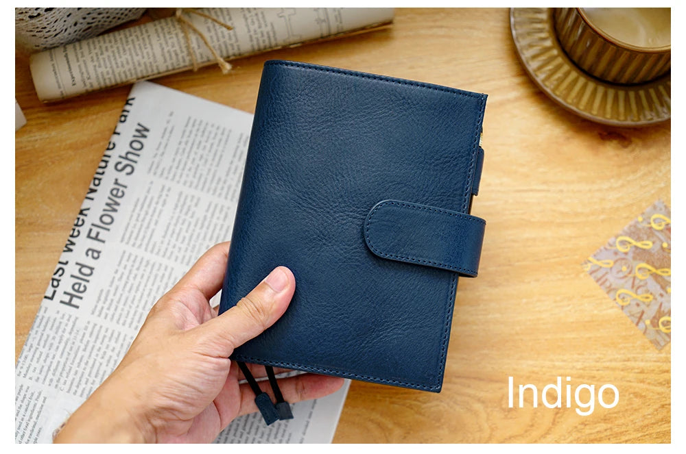 A6 Plus Leather Notebook Cover – Full Grain Vegetable Tanned