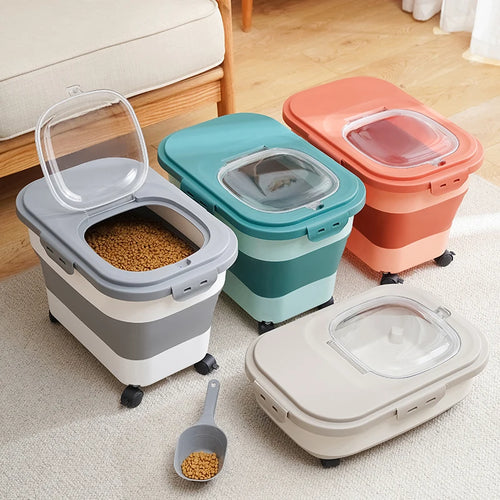 13/33LB Collapsible Cat Dog Food Storage