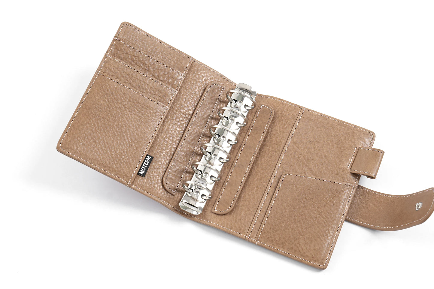 Pocket/A7 Ring Planner – 25mm Vegetable Tanned Leather Organizer