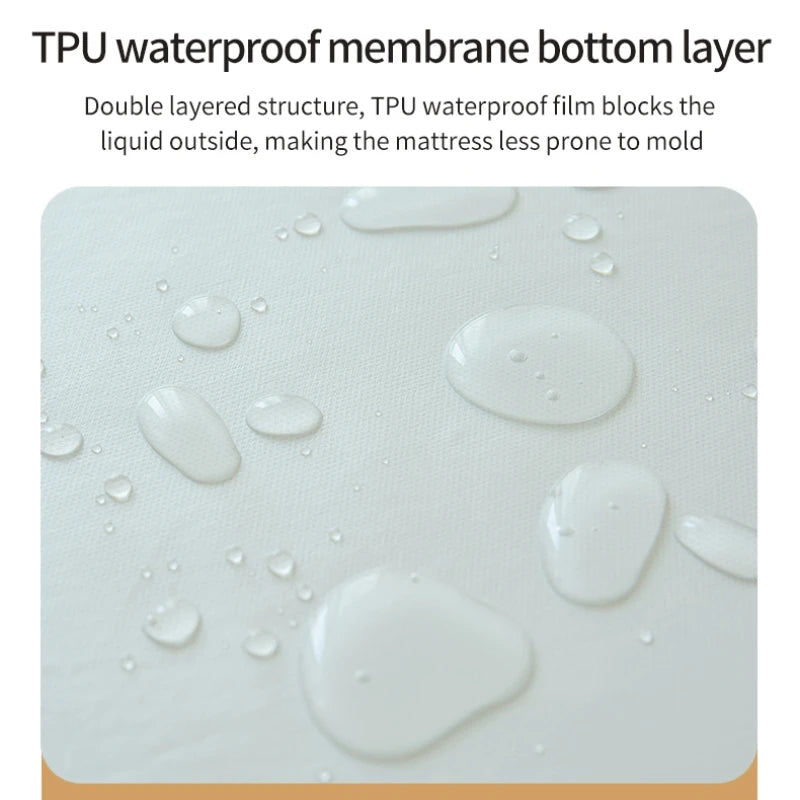 Waterproof Fitted Bed Sheet – 360° Elastic Mattress Protector