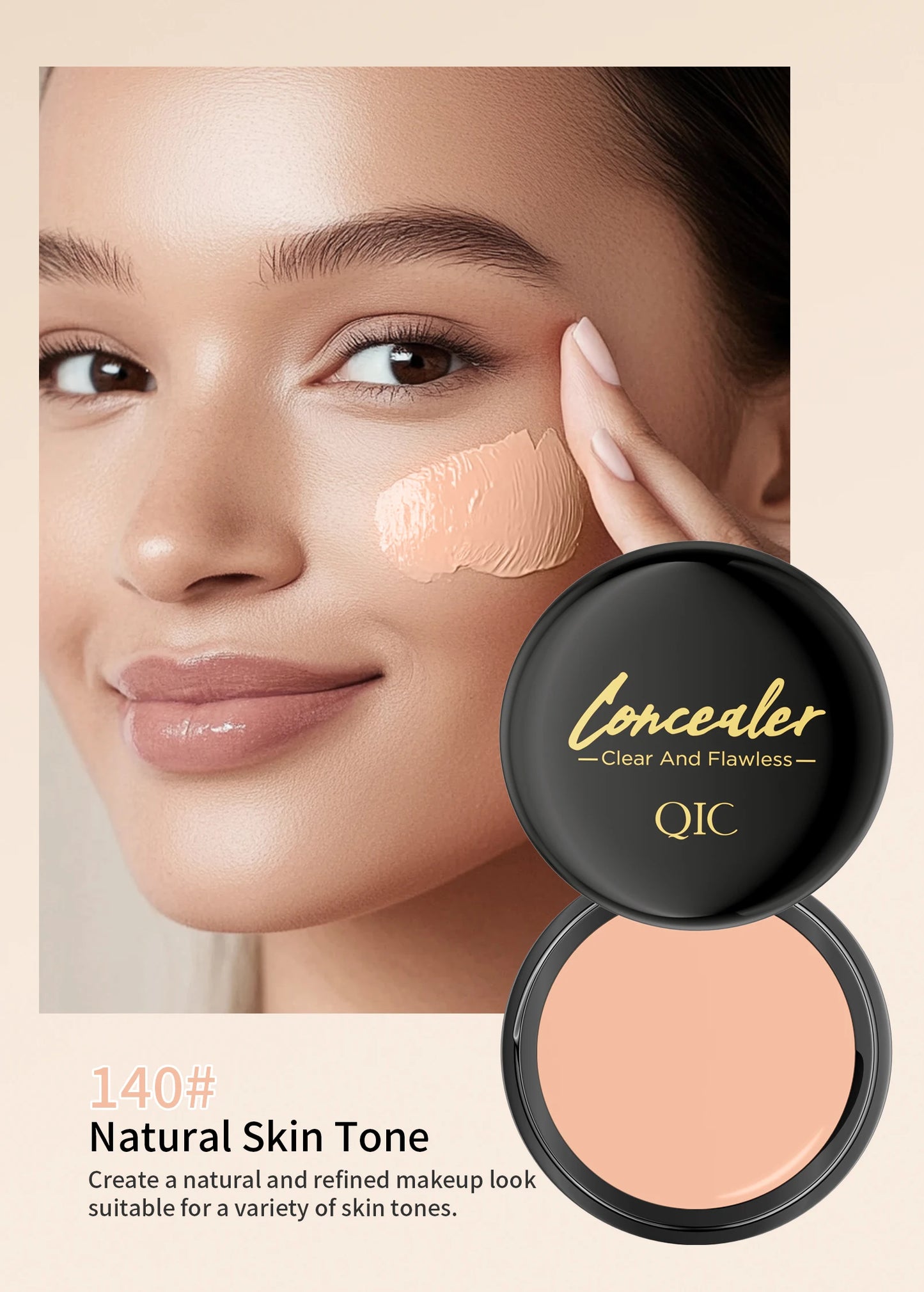 Waterproof Full Coverage Concealer for Scars, Tattoos & Blemishes