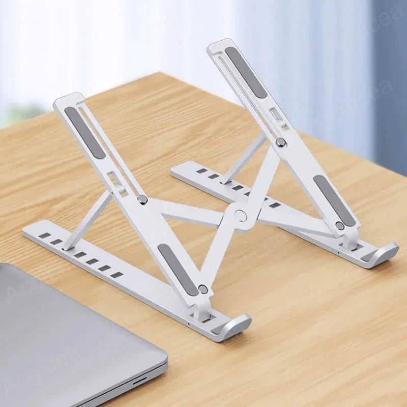 Portable Foldable Laptop Stand – 7/10 Gear Adjustable Tablet Holder